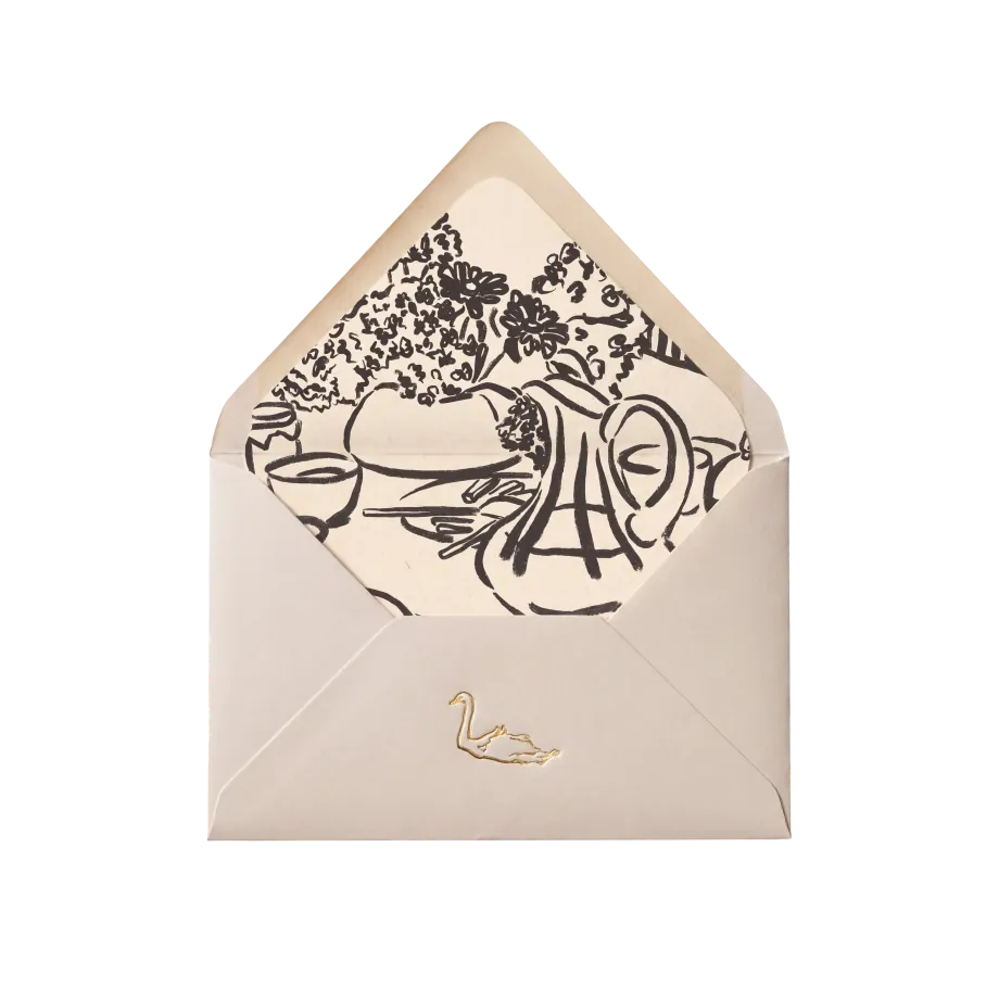 Illustrated envelope